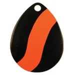 Deep Cup Colorado Spinner Blade-Sz 5-BLACK & ORANGE STRIPE