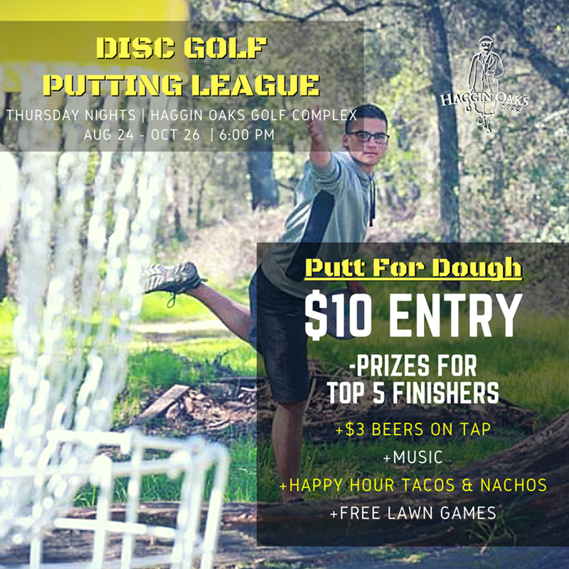 Disc Golf Putting Now at Haggin Oaks Haggin Oaks