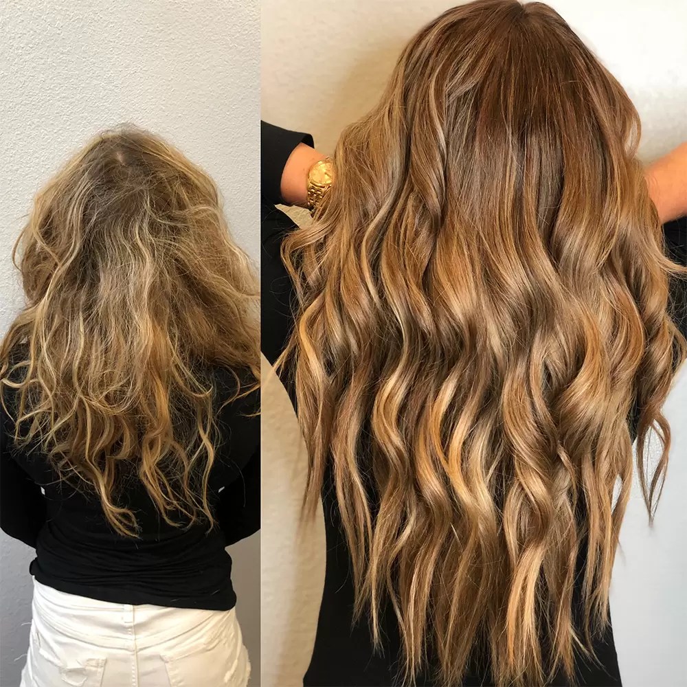 Hair Extensions Before And After See The Amazing Results In Frisco