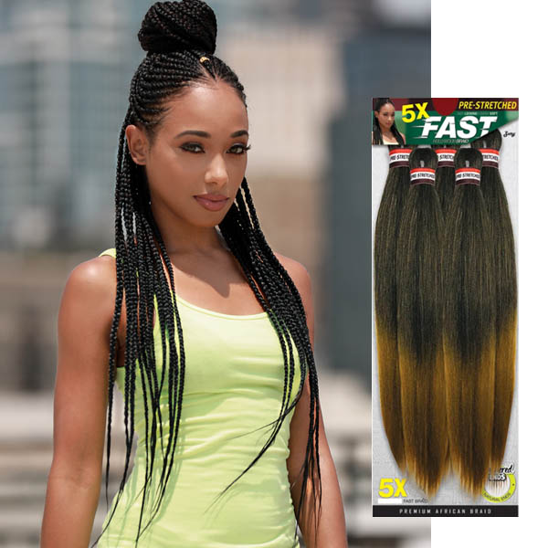 Zury Hollywood FAST PreStretched braid 5X 24" Canada wide beauty