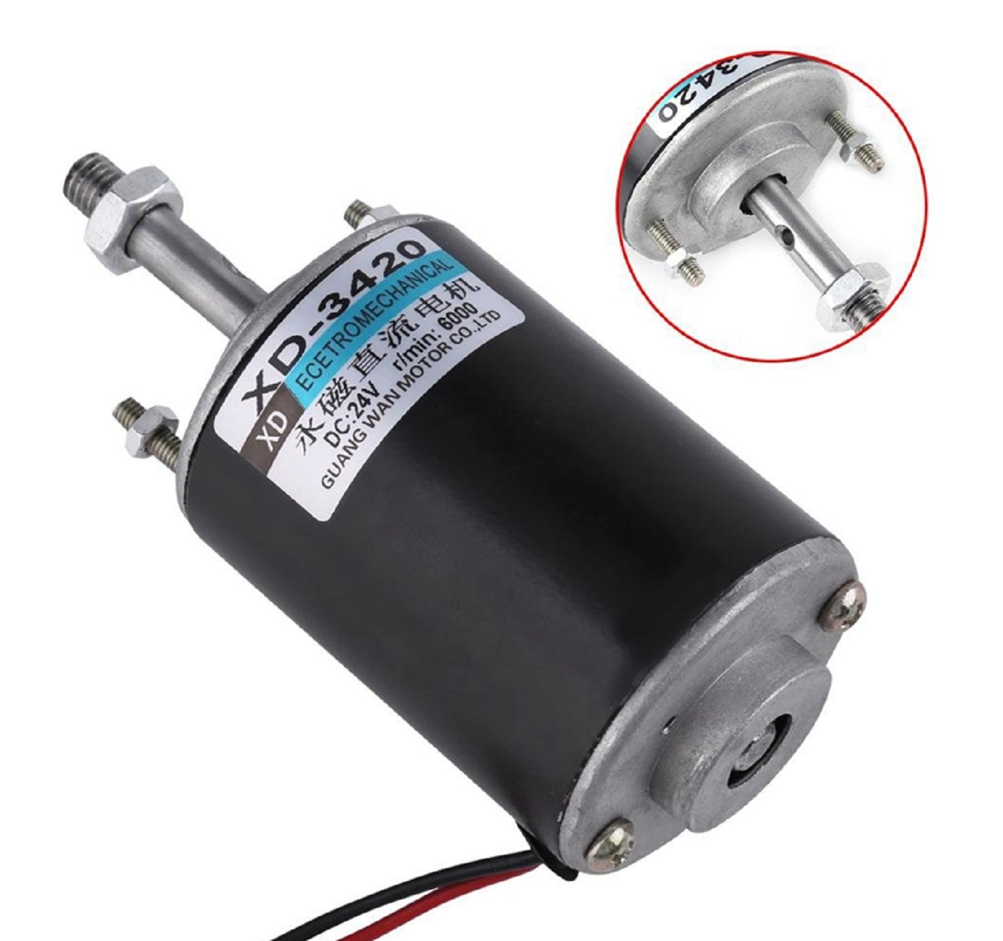 DC 12V 3500rpm Permanent Motor DC Motor Adjustable Reversing Mo