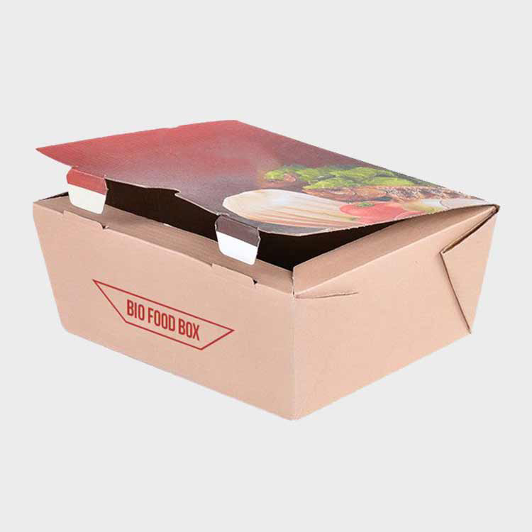 Custom Bio Food Boxes Printed Packaging Wholesale