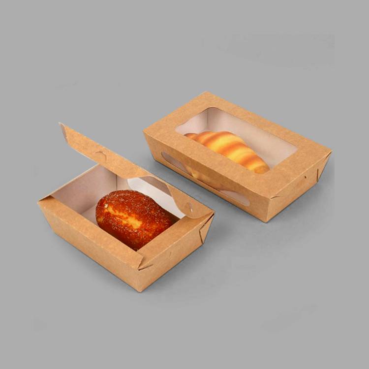 Custom Bread Boxes Bakery Packaging Wholesale With Logo