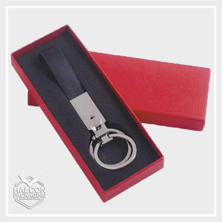 Custom Keychain Boxes Packaging Wholesale With Logo Print