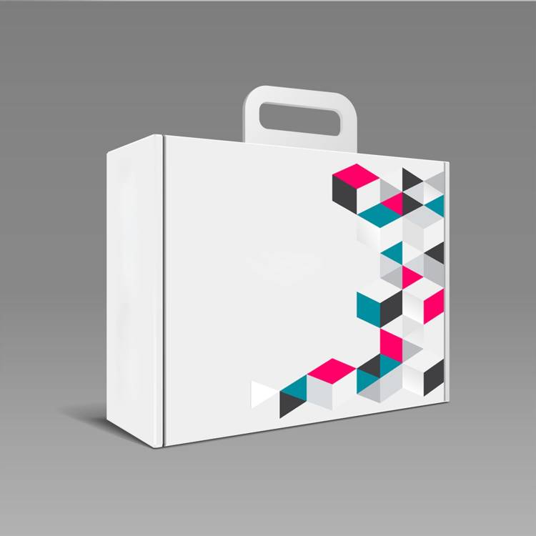 Custom Briefcase Boxes Packaging Wholesale With Logo Print