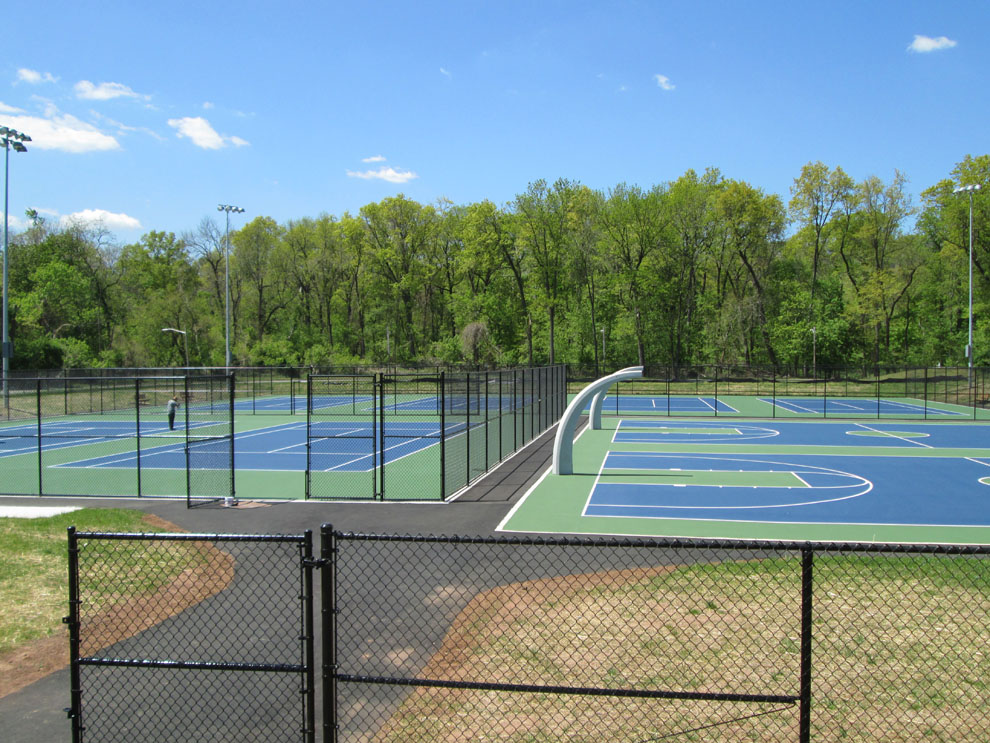 Mountain View Park New Jersey Tennis Court Builder Certified Track