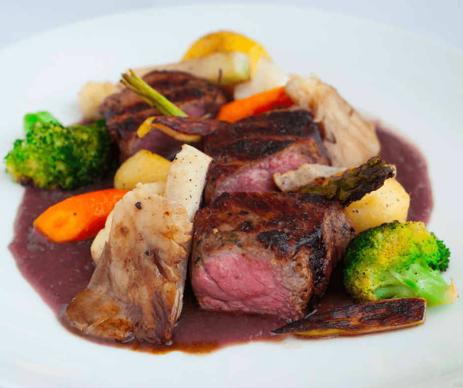 Beef Tenderloins in Cream Mushroom Sauce Halenda’s Fine Foods