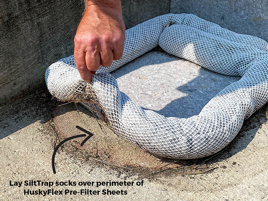 Silt Trap Socks Sediment Control Sock for Secondary Containment