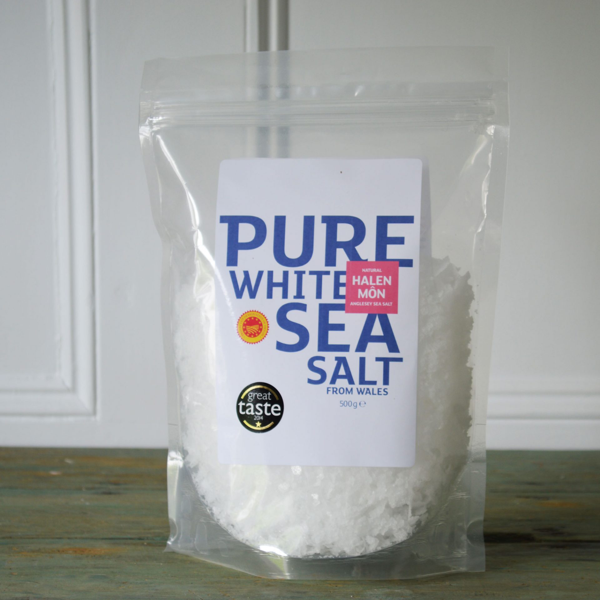 Pure White Sea Salt 500g Halen Môn