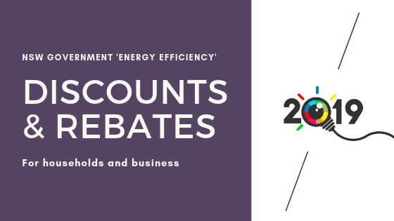 2019 energy rebates and discounts