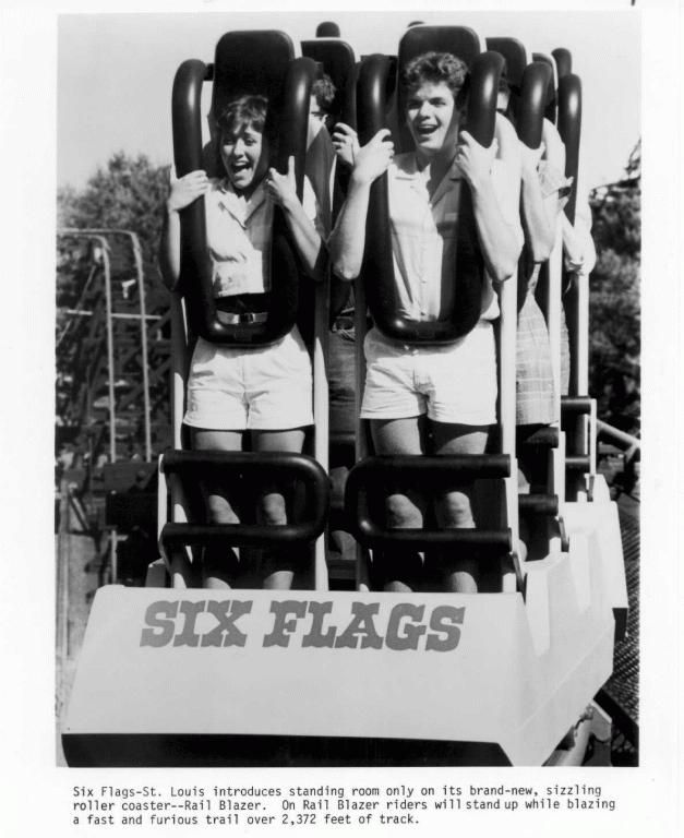 Rail Blazer Roller Coaster from 1984 halfassed productions
