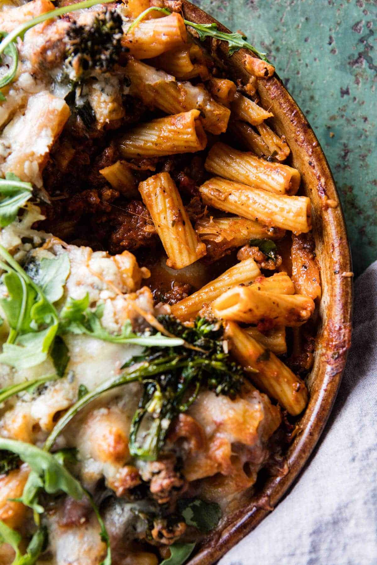 Rigatoni Broccoli Rabe Bake. Half Baked Harvest