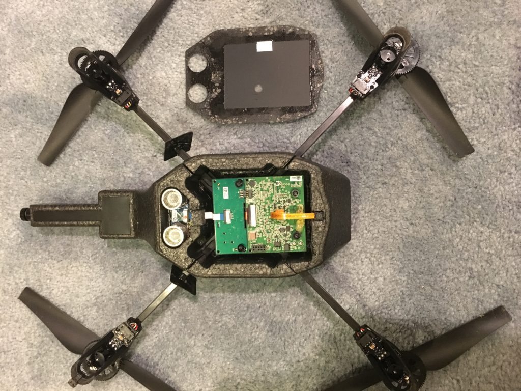 Fly Parrot AR Drone 2.0 for a Unique Flying Experience Half Chrome