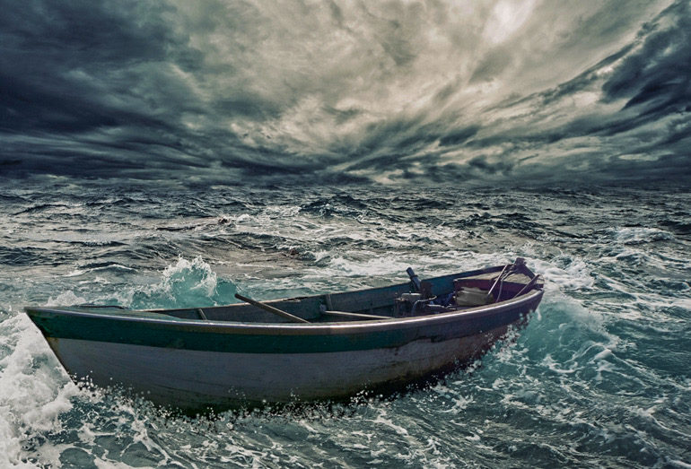 Inviting Jesus into Our Storms Halffull and Overflowing Biblical