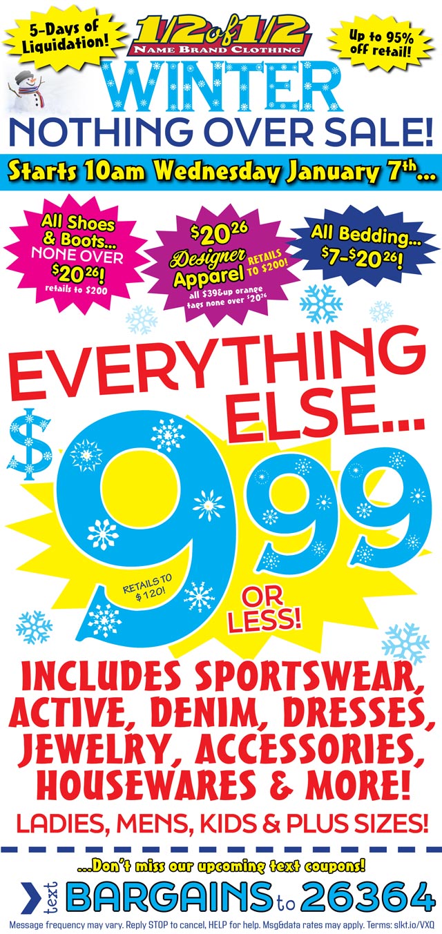 Joplin, MO ½ of ½ Name Brand Clothing