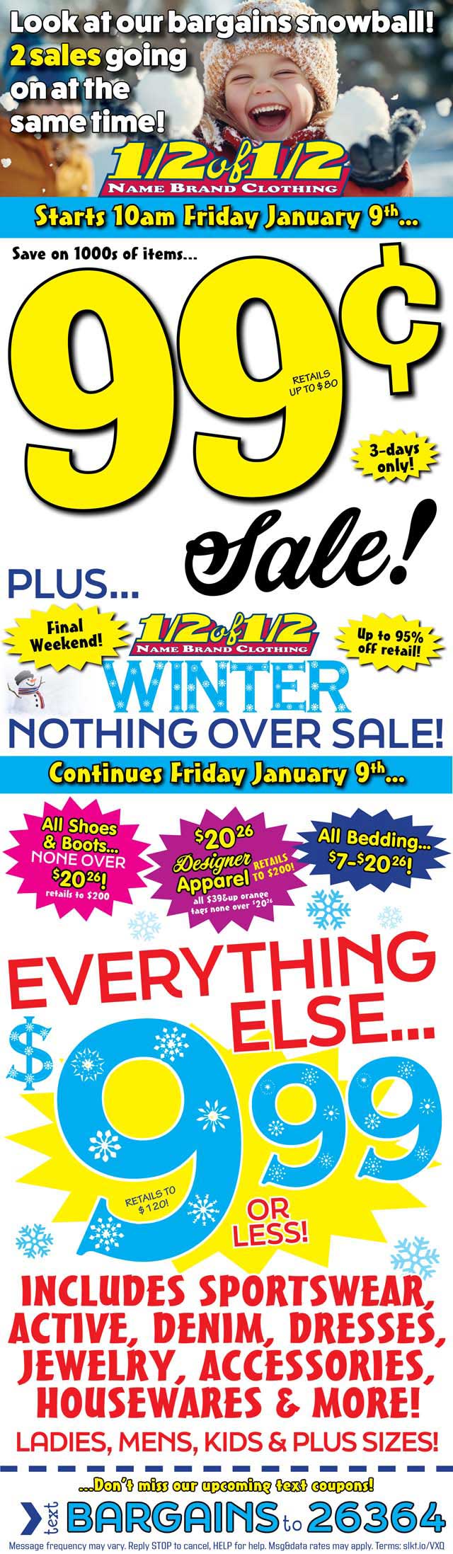 Omaha, NE ½ of ½ Name Brand Clothing