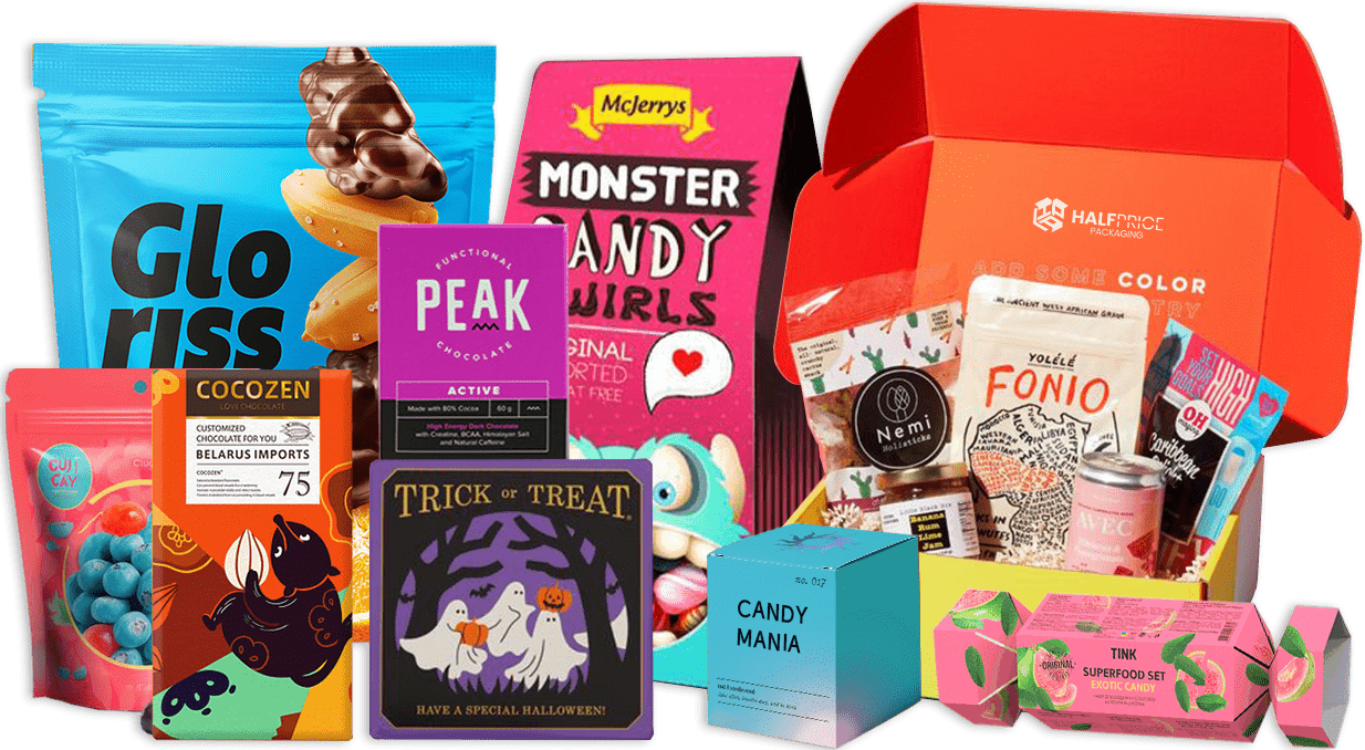 Customizable Candy Packaging & Mylar Bags for Sweet Delights