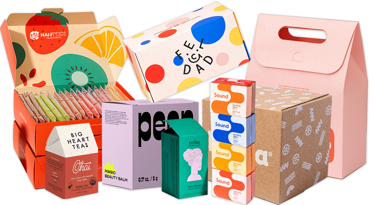 Custom Printed Retail Packaging Boxes with Free Shipping