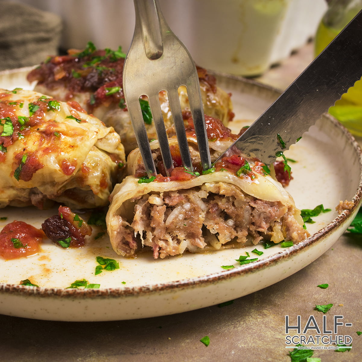 Ina Garten's Stuffed Cabbage Rolls HalfScratched