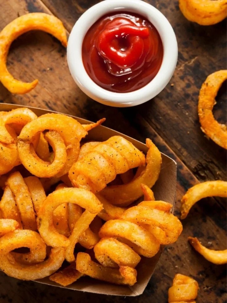How to Cook Arby's Curly Fries in the Air Fryer HalfScratched