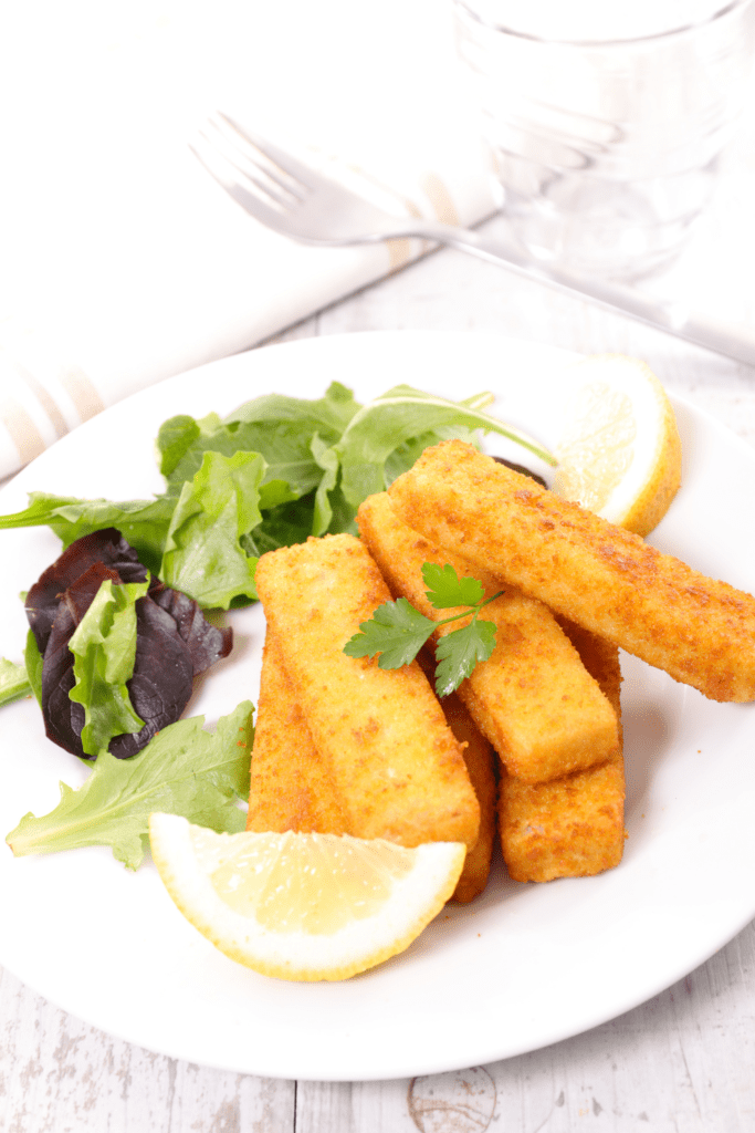 Gorton's Fish Sticks In Air Fryer HalfScratched
