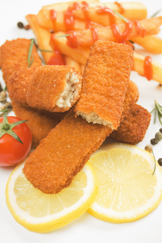 Gorton's Fish Sticks In Air Fryer HalfScratched