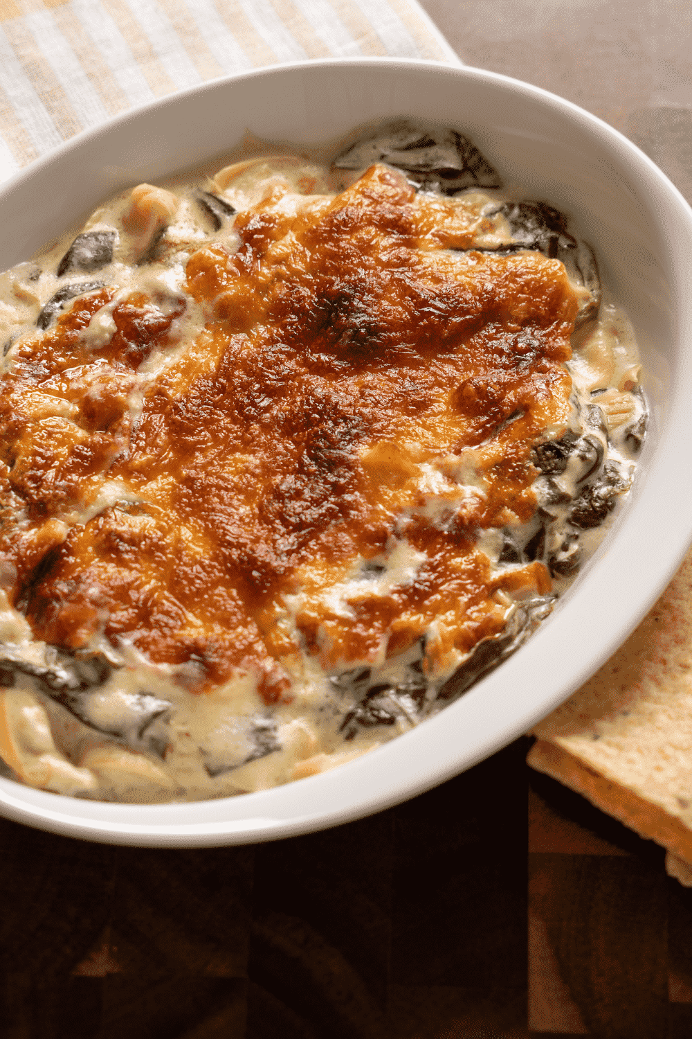 Ina Garten's Spinach Artichoke Dip HalfScratched