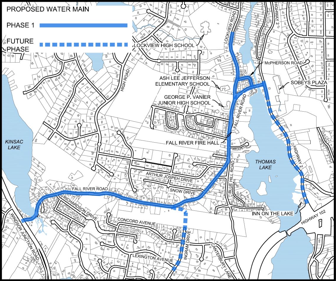 Intersection of Grafton St and Blowers St. Halifax Water