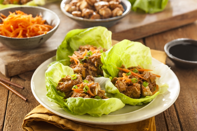Recipe Turkey Lettuce Cups HALLADAYS