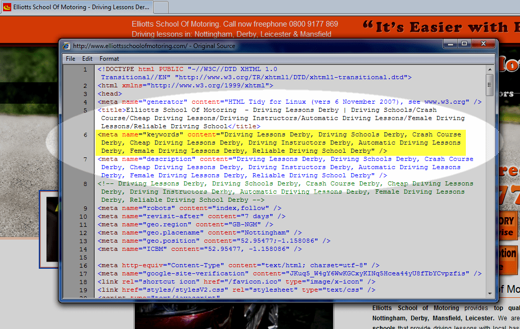 What are my competitors doing in Google Search? Hallam
