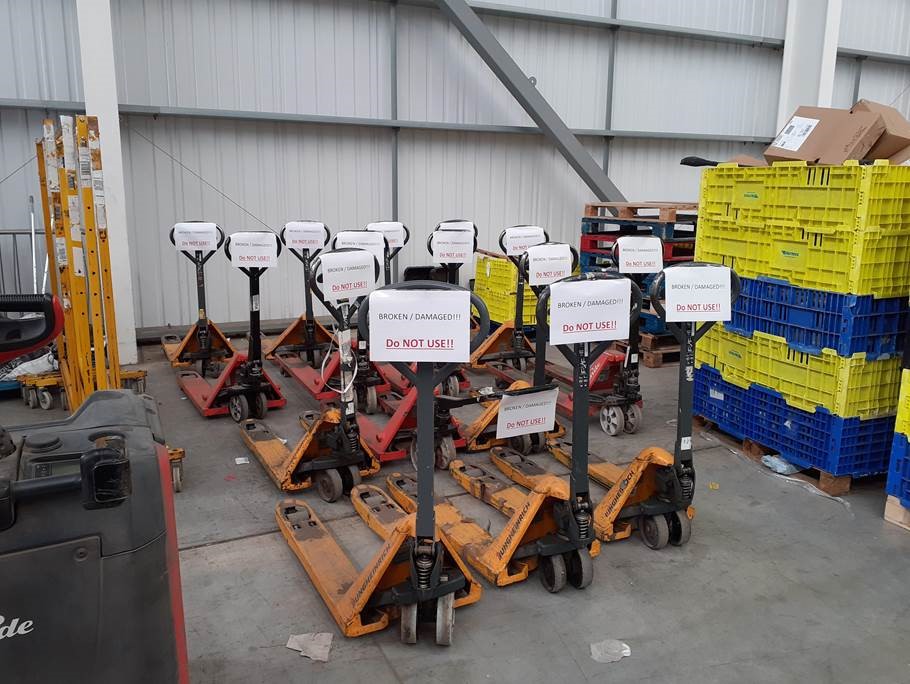 Pallet Trucks for Temporary Warehousing HallmarkFIX
