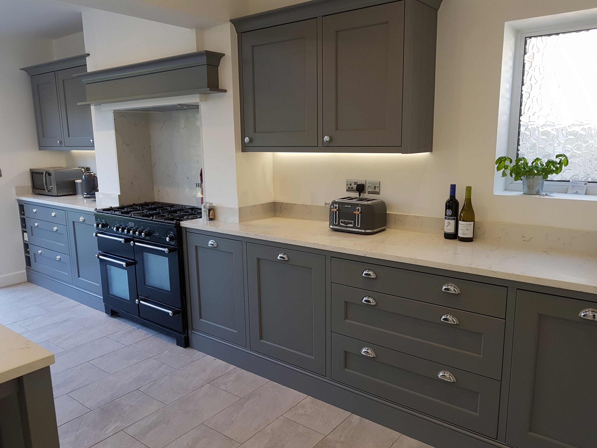 Dust Grey Mock InFrame Shaker Hallmark Kitchen Designs