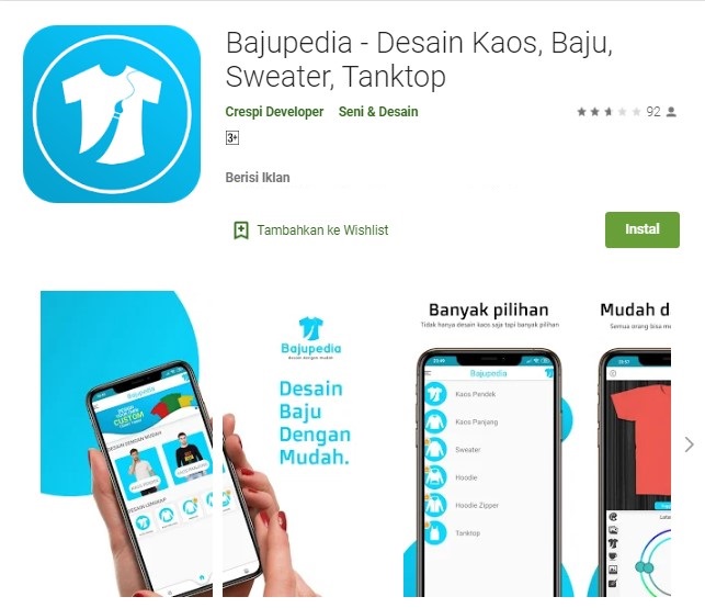 7 Aplikasi Desain Kaos dan Jaket Gratis di Android Hallo GSM