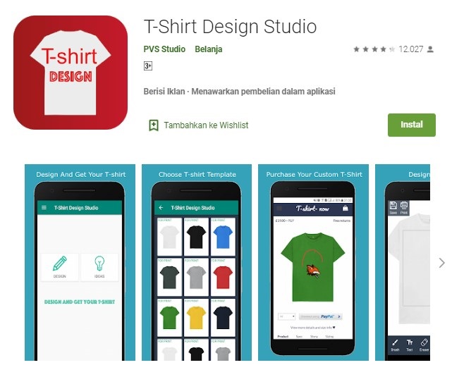 7 Aplikasi Desain Kaos dan Jaket Gratis di Android Hallo GSM