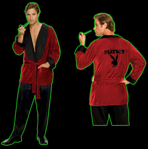 Halloweentown Store Playboy Hugh Hefner Mens Costume