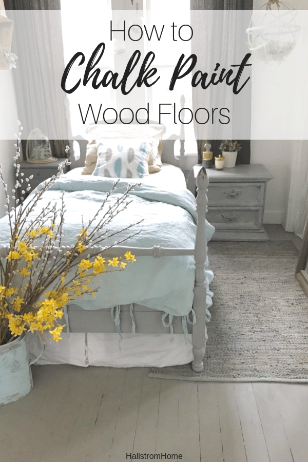 How I Chalk Painted Wood Floors Hallstrom Home