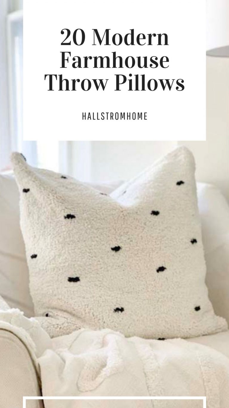 20 Modern Farmhouse Throw Pillows Hallstrom Home