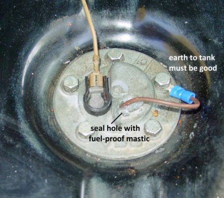Type 3 Fuel Tank Sender Exposed!