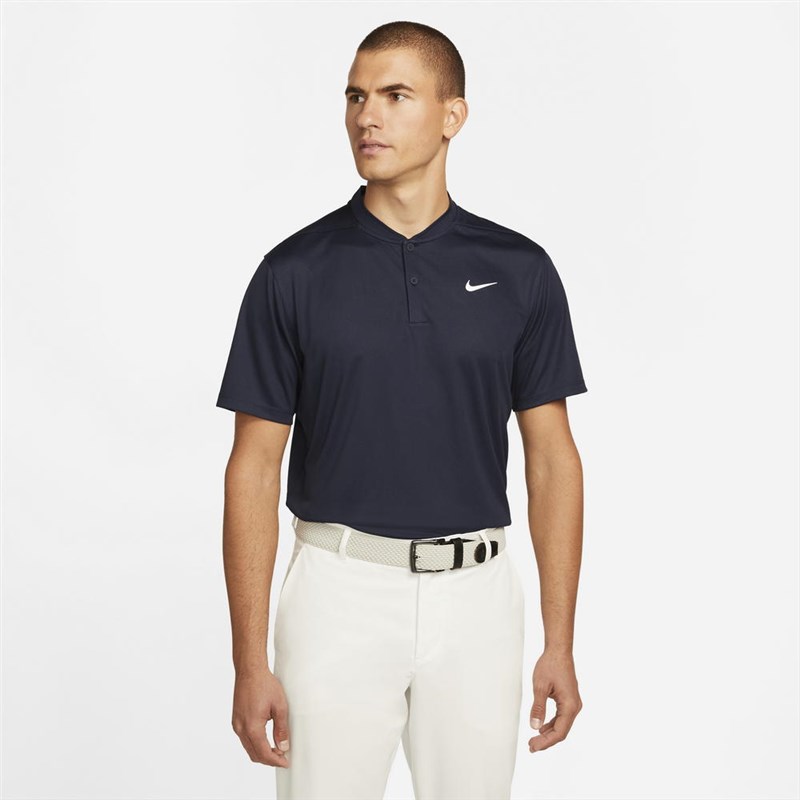 Nike Golf DriFIT Victory Blade Collar Golf Obsidian Mens Golf Polo