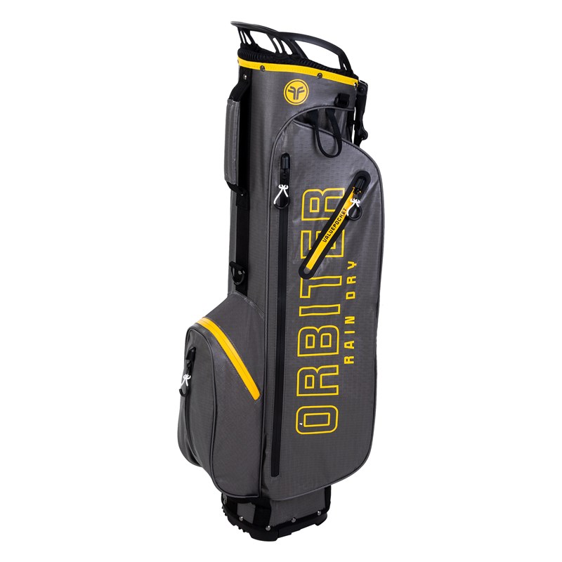 Fast Fold Orbiter Rain Dry Stand Bag Charcoal/Yellow