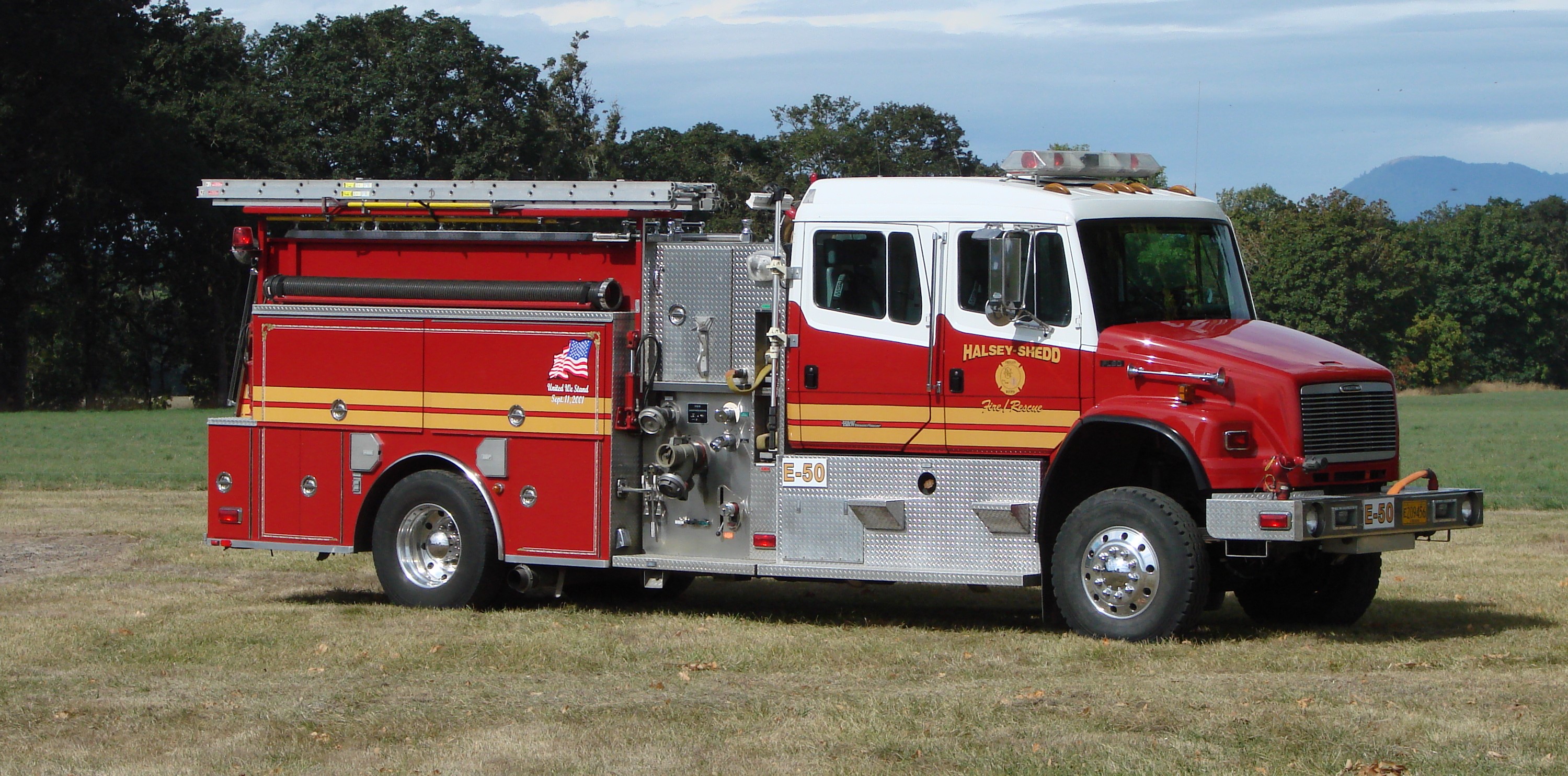 to Halsey Shedd Fire District