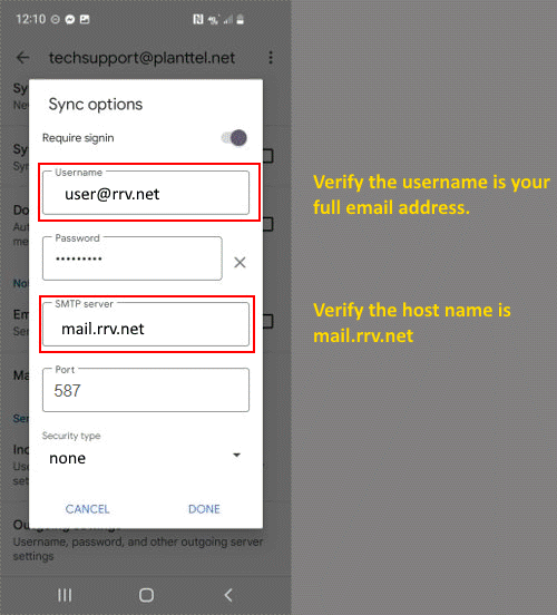 Update Android Mail Halstad Telephone