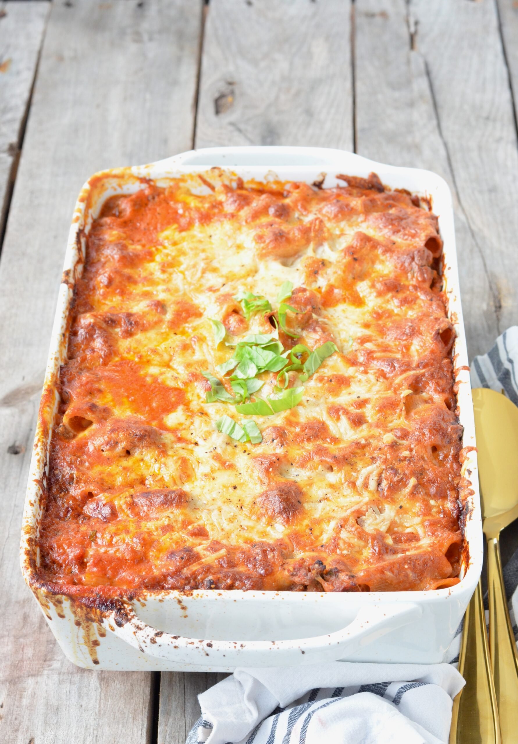Baked Rigatoni with Ricotta ⋆ 100 Days of Real Food Nature's Gateway