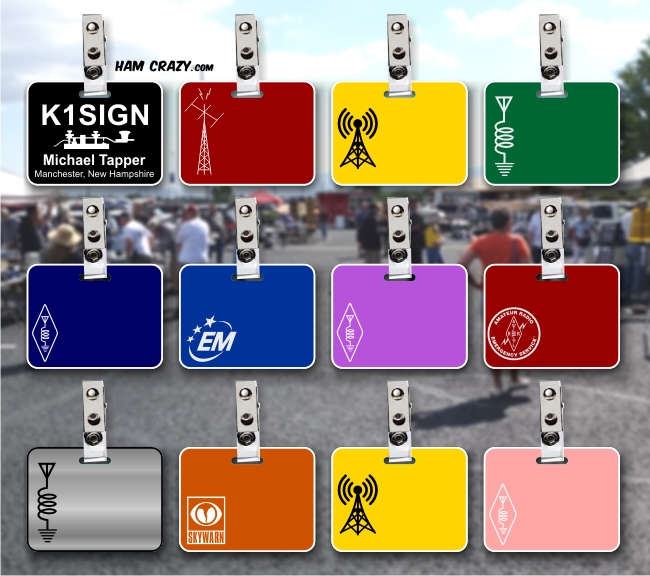 Name Badges & ID's Ham Crazy!, Ham Radio Gifts and Fun Stuff Amateur