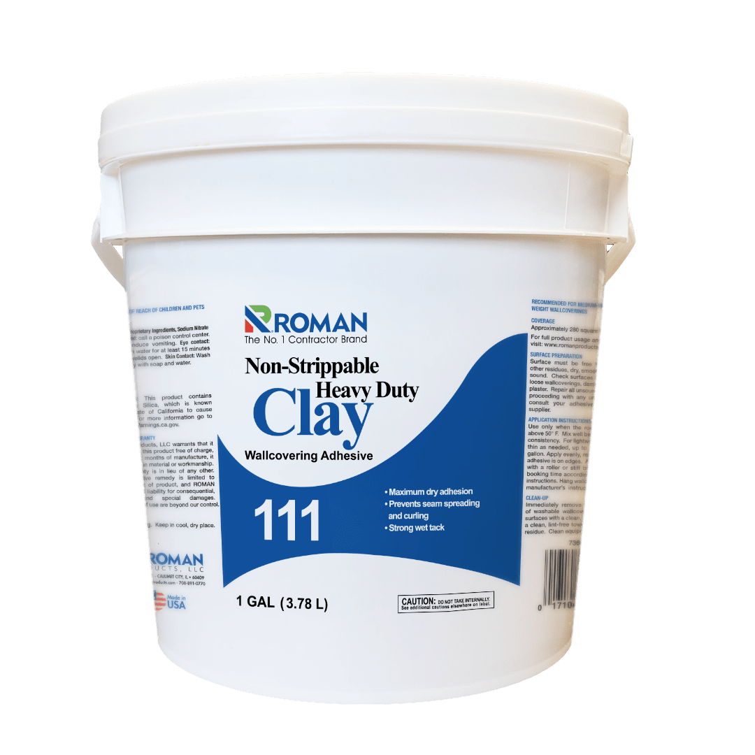 111 NonStrippable Heavy Duty Clay Adhesive Gallon Hamilton