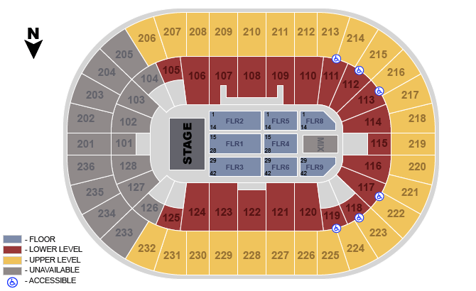 FirstOntario Centre Seating Chart FirstOntario Centre Hamilton, Ontario