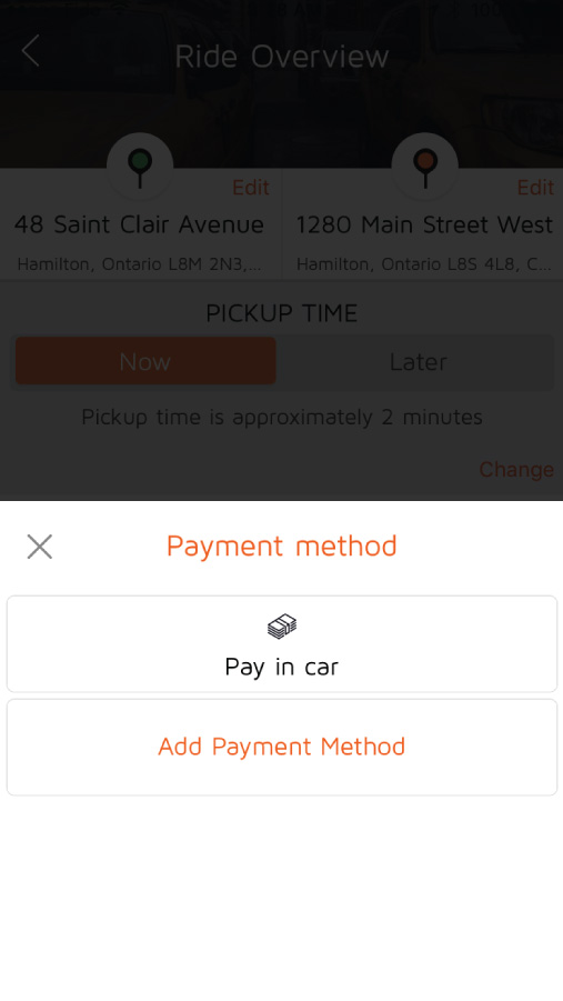 Get the App Hamilton Cab