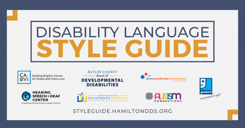 Disability Language Style Guide Hamilton County DDS