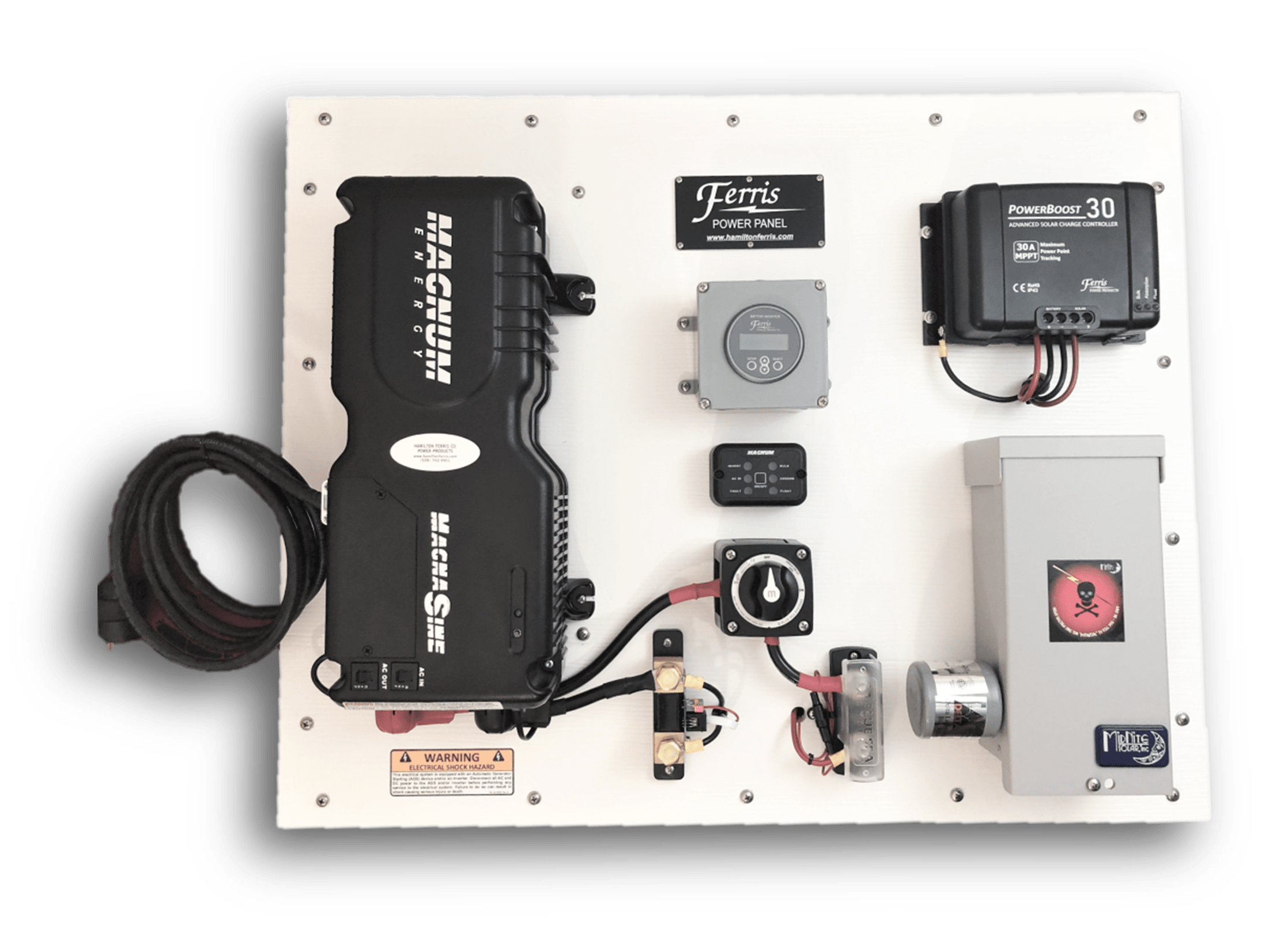 Power Panels Off Grid, RV, Van Conversions