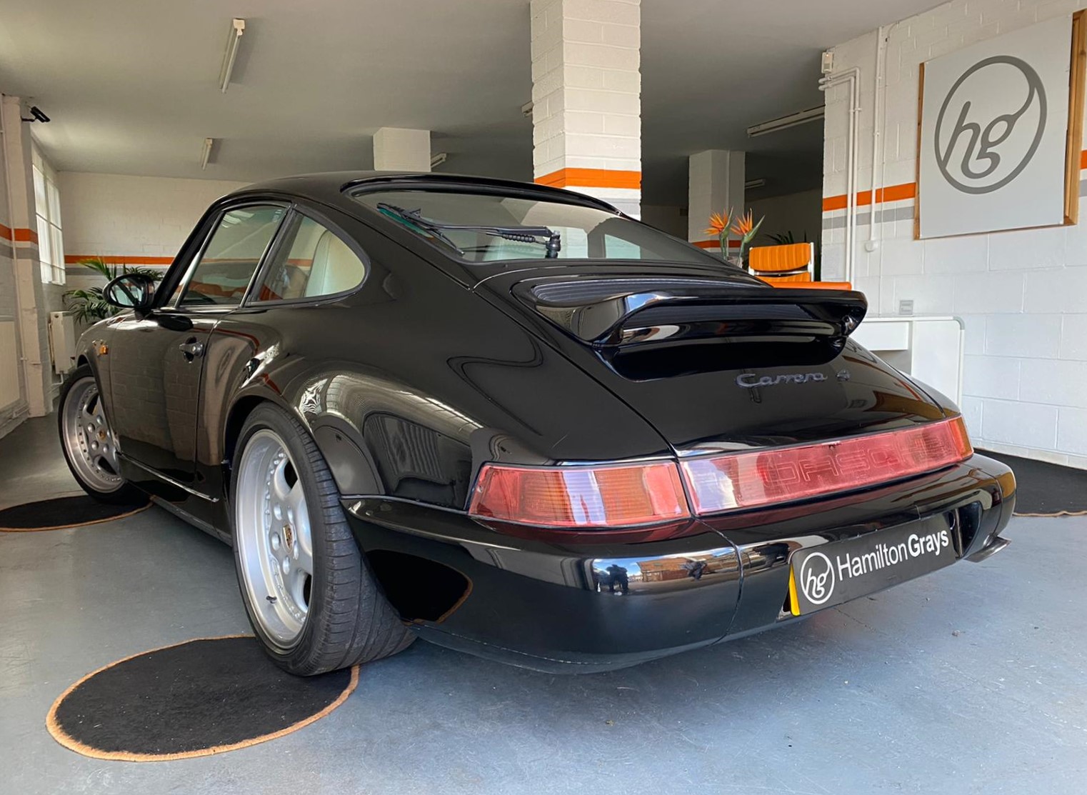1990 (H) Porsche 911 3.6 [964] Carrera 4. In Jet Black